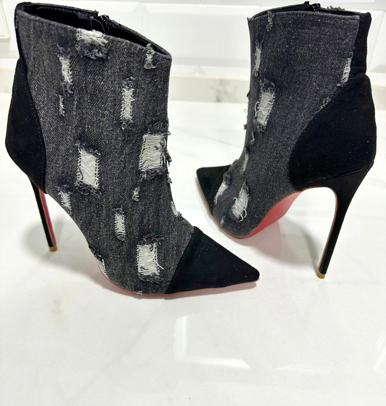 Botin Denim Black
